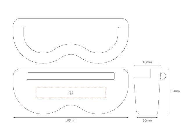 木製メガネ受け　スペック